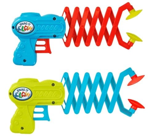 JARU Robot Arm Claw Grabber Gun 2 Toy Assorted 12 Inch Long Reach Reacher Grabber Pickup Tool Kids Toys 56142p