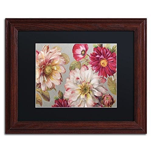 Trademark Fine Art Classically Beautiful I Wall Decor by Lisa Audit, 11" x 14", Wood Frame, Black Matte
