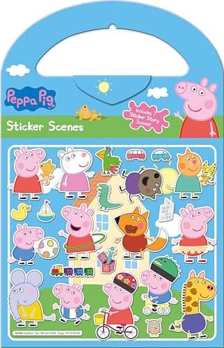 Paper Projects 017029010 Peppa Pig Activity SetIncludes Six Scenes and Over 50 Stickers Blue 235cm x 155cm