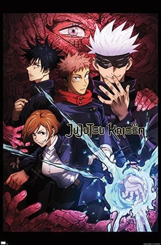 Jujutsu Kaisen One Sheet English Wall Poster 34L x 224W Unframed Version