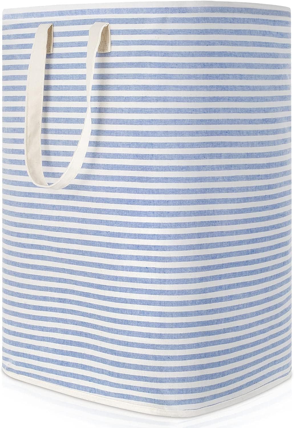 Lifewit 80L Collapsible Washing Laundry Basket Hamper Dirty Clothes Basket Laundry Bin With Extended Handles For Storage Clothes Toys In Bedroom Bathroom Blue