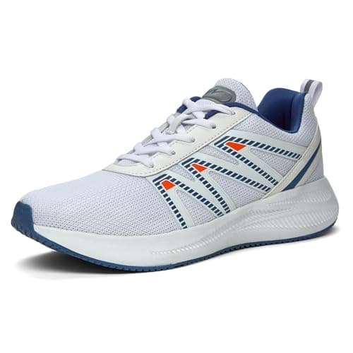 Campus Men's WENDIGO Running Shoes WHT/R Slate - 9UK/India