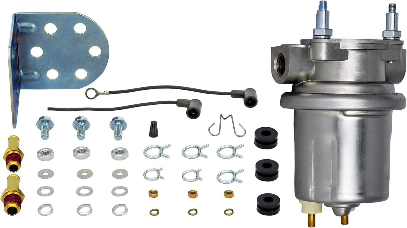 In-Line Electric Universal Fuel Pump with Installation Kit - 72 GPH SP1130 P4070