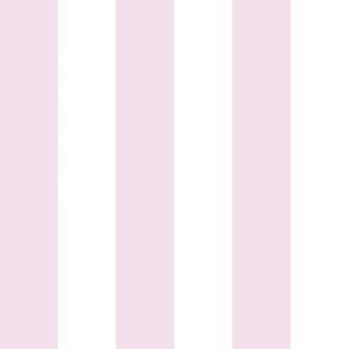 STICKEEP Pink Stripe Wallpaper Peel and Stick Thick Geometric Wall Paper Self Adhesive Vinyl Striped Wallpaper for Bathroom Waterproof Pink and White Contact Paper for Walls Bedroom Decor 17.5"x120"