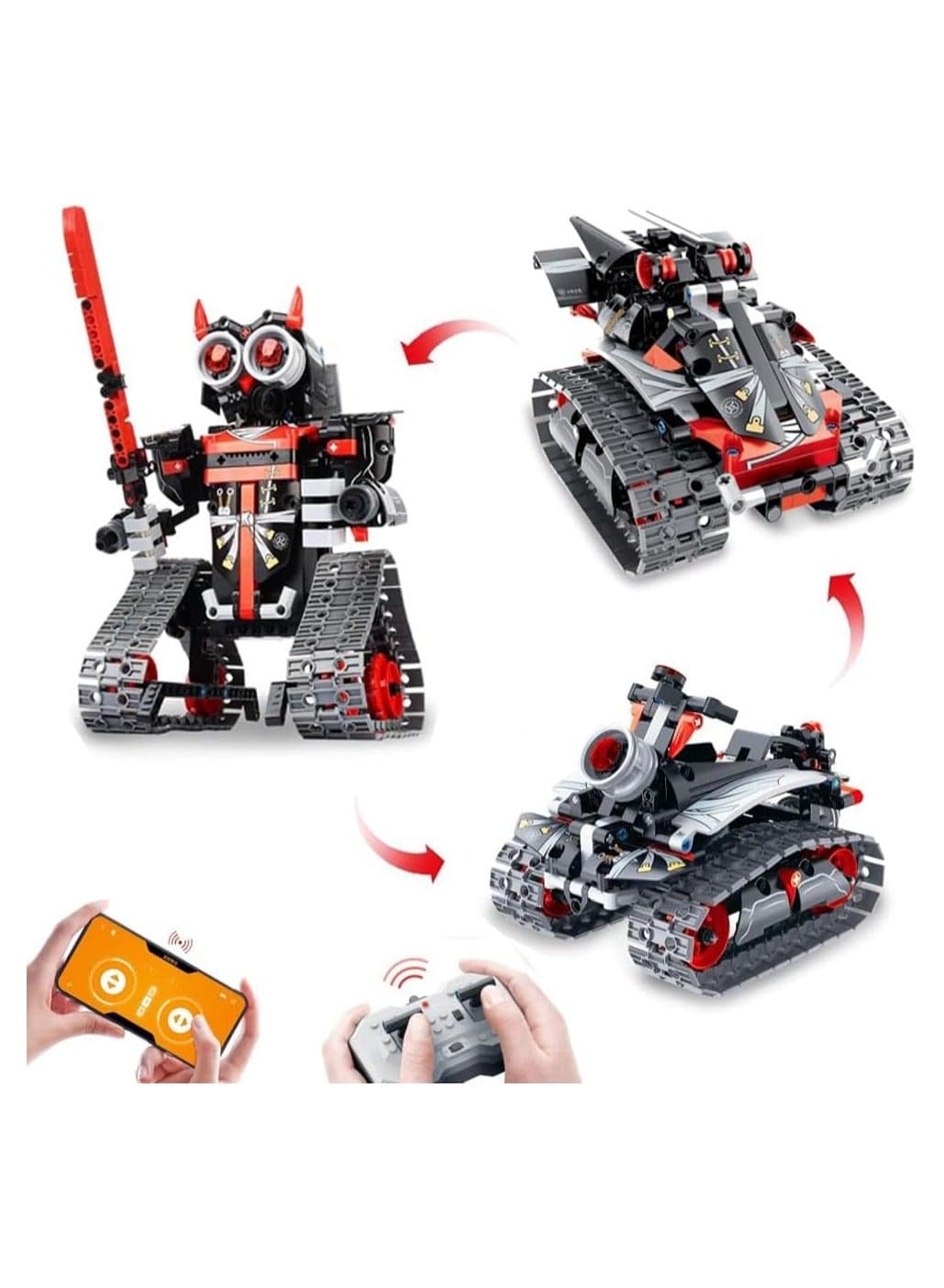 Smart Assembly Building Block Robot Kit for Ages 8 to 14 App Controlled Remote Battle Toy Ideal Birthday Gift