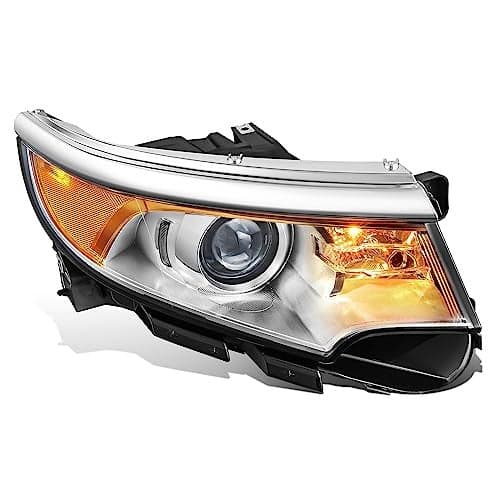 DNA MOTORING Right OE Style Headlight Compatible with 11-14 Ford Edge SE SEL Limited Models,OEM-HL-0232-R