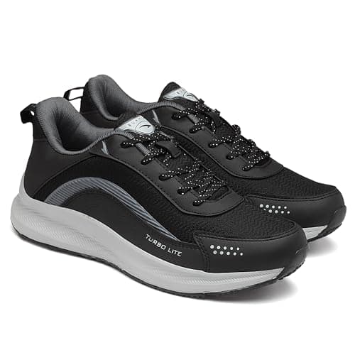 ASIAN Men BOSS-01 Running and Casual Wear Running Shoes with Laces, Lightweight and Comfortable Shoes for Men & Boys, Ideal for Sports, Gym, Walking, and Daily Use,UK 10