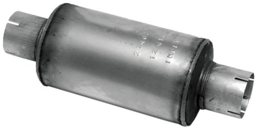 Walker Heavy Duty 21467 Direct Fit Exhaust Muffler 3.5" Inlet (ID) 3.5" Outlet (ID) for Ford F-250 Super Duty