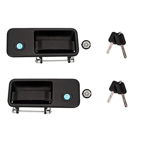 BENERAY Front Exterior Door Handle with Keys, 1 Pair Outside Left & Right Side Door Handle Set, fits for Volvo VNL Truck, fits for Volvo VHD VN 2004-2018, OE# RH-20398467, LH- 20398466