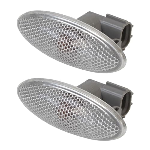 AUPARTIK Side Turn Signal Lamp Fender Light Fit For Toyota Yaris 2006-2011 RAV4 2006-2009 Auris 2007-2010 Corolla 2007-2010 Side Marker Light 81730-02090 Amber 1Pair
