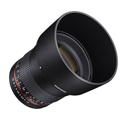 Samyang SY85M-FX 85mm F1.4 Ultra Wide Lens for Fuji X Mount Cameras,Black