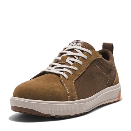 Timberland PRO Men's Berkley Oxford Composite Safety Toe Industrial Casual Work Shoe, Brown/Beige-2024 New, 9M