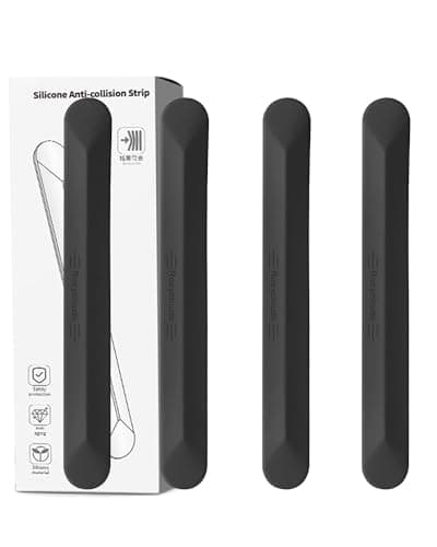 muekzu Silicone Car Door Edge Guard Trim Molding Crash Scratch Protector Scratch Guard for CarSedansTruckSUV 4PCS Black