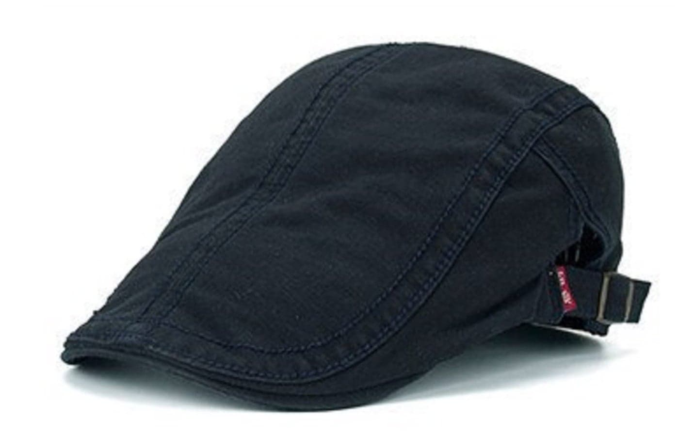Zacharias Men's 100% Cotton Beret Golf Cap A7-01 (Pack of 1) (Blue)