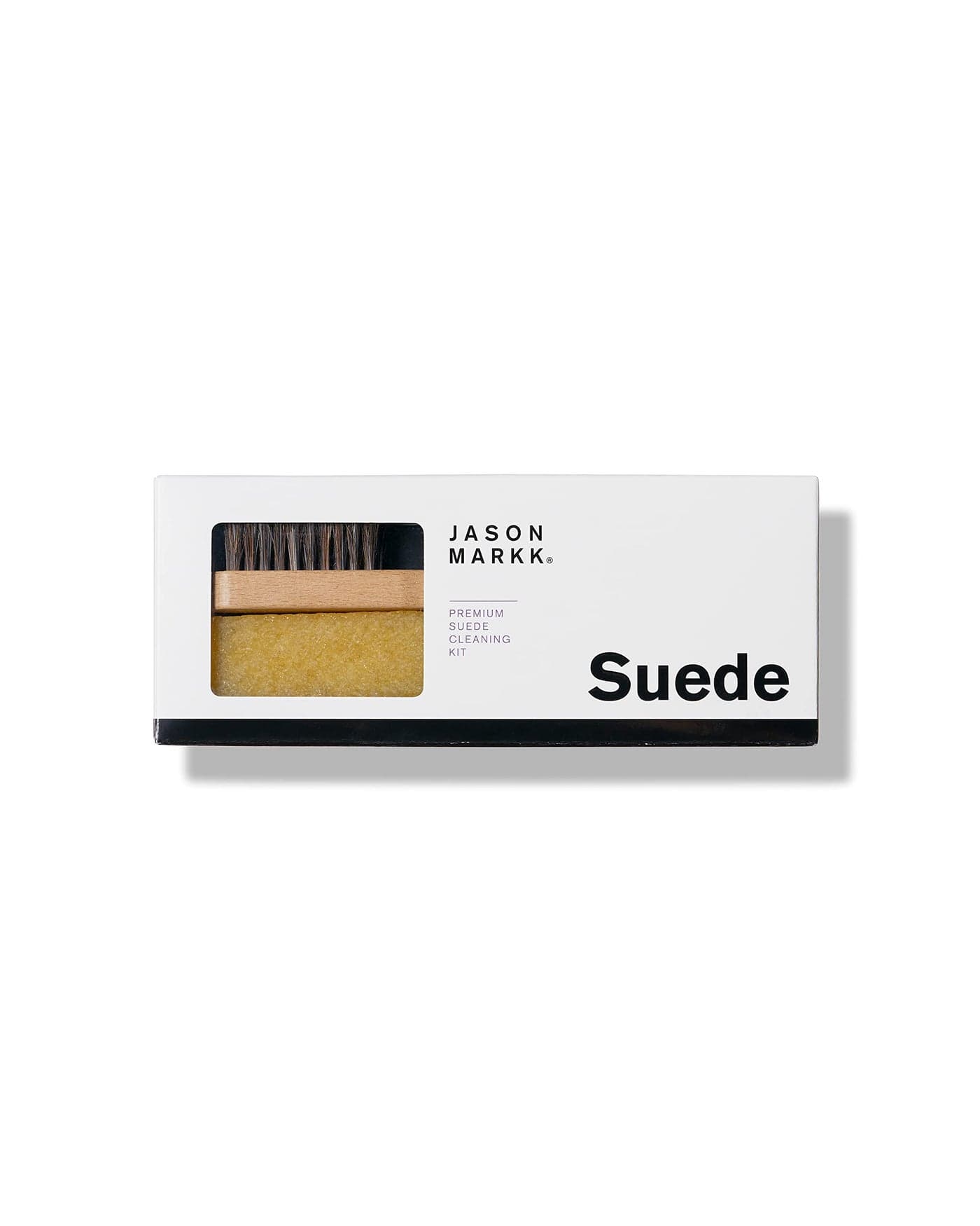 Jason Markk Suede Cleaning Kit, Shoe Cleaner, 2-Piece Set, Brush & Stain Eraser, Sneaker Care, Ideal for Footwear, Safe for Leather, Suede, Nubuck, Cotton, Knits