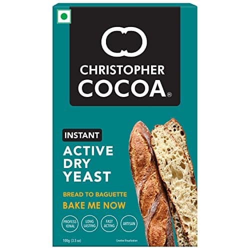 Christopher Cocoa Instant Active Dry Yeast 100g (Bake Bread, Cake, Pizza, Dough)