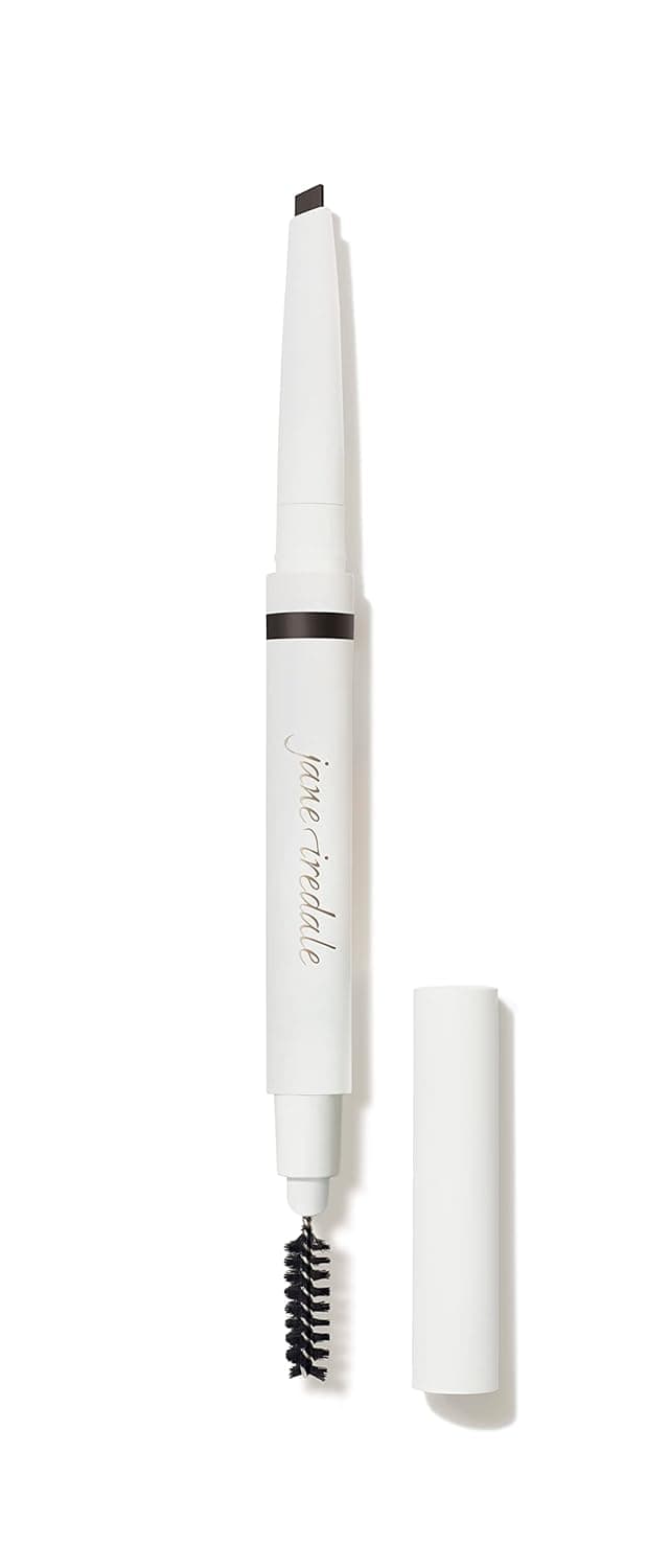 jane iredale PureBrow Shaping Pencil Retractable Pencil + Spoolie Expertly Outlines, Shapes, Fills, & Fluffs, Water-Resistant, Smudge-Proof Formula