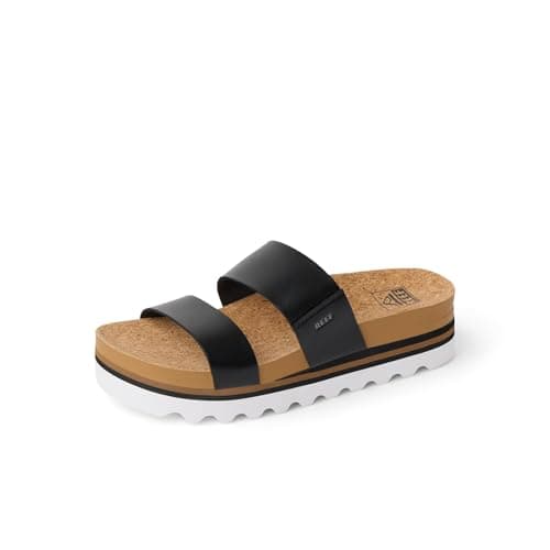 Reef Cushion Vista Hi Women's Sandals Black - 10 Medium