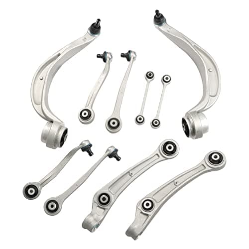 WFLNHB Set of 10 Front Upper & Lower Control Arms Ball Joint Assembly LH & RH Stabilizer Link Kit Replacement for A4 A5 Quattro S4 RS5 Q5 2012-2016