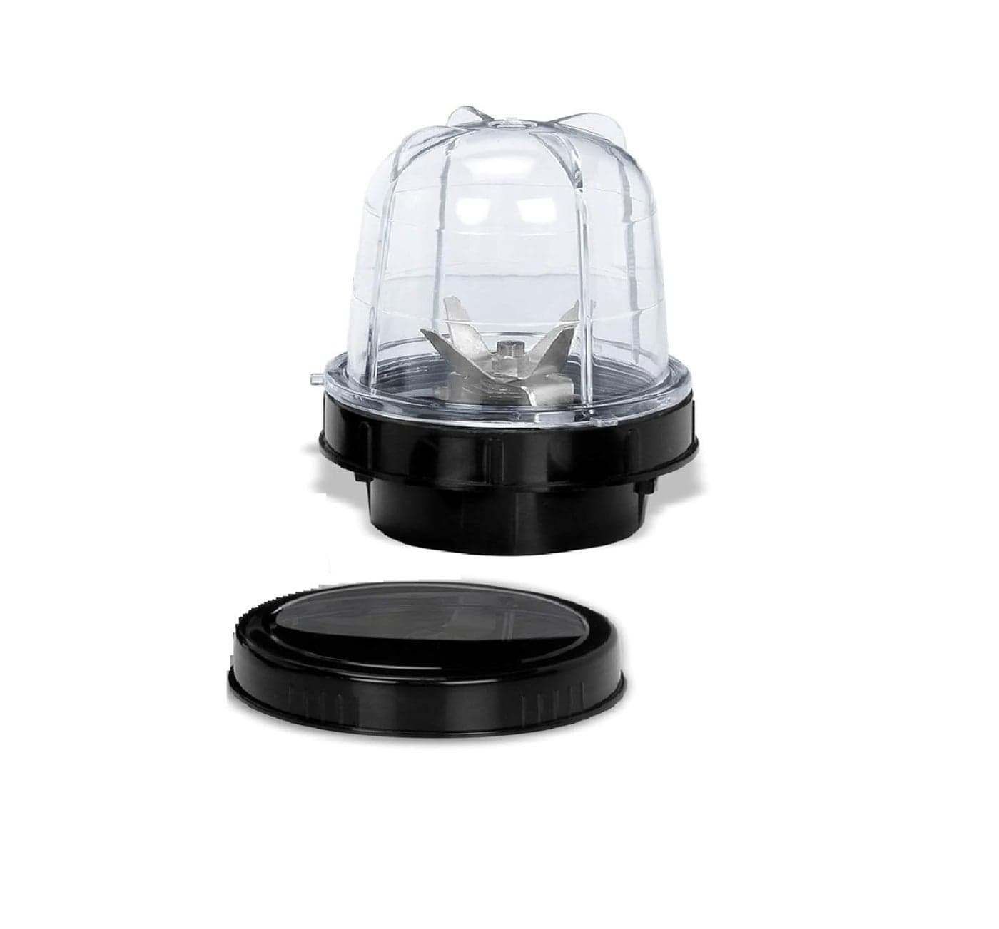 MasterClass Sanyo EP21 Small Bullet Juicer Jar ABS Plastic Set of 1 Bullet Jars 350ml Black