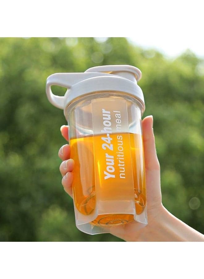 Portable Sports Water Bottle with Handle and Leak-Proof Lid BPA-Free Material Easy-Clean Structure Ideal for Fitness Outdoor Activities and Daily Hydration