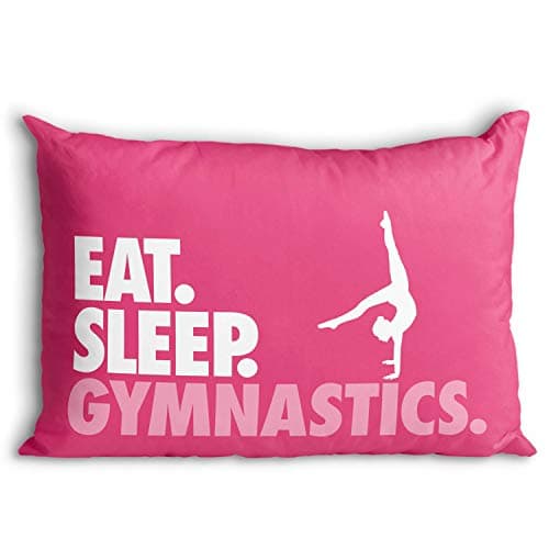 ChalkTalkSPORTS Eat. Sleep. Gymnastics. Pillowcase | Home Decor | Pink