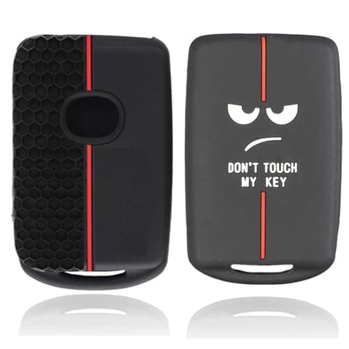 DONT TOUCH MY KEY Silicone 4 Buttons Remote Control Key Case Fob Shell Cover Ring Holder Protector for Mazda 3 6 cx5 cx9 cx30 cx50 mx5 Miata 20192025 Car Replacement