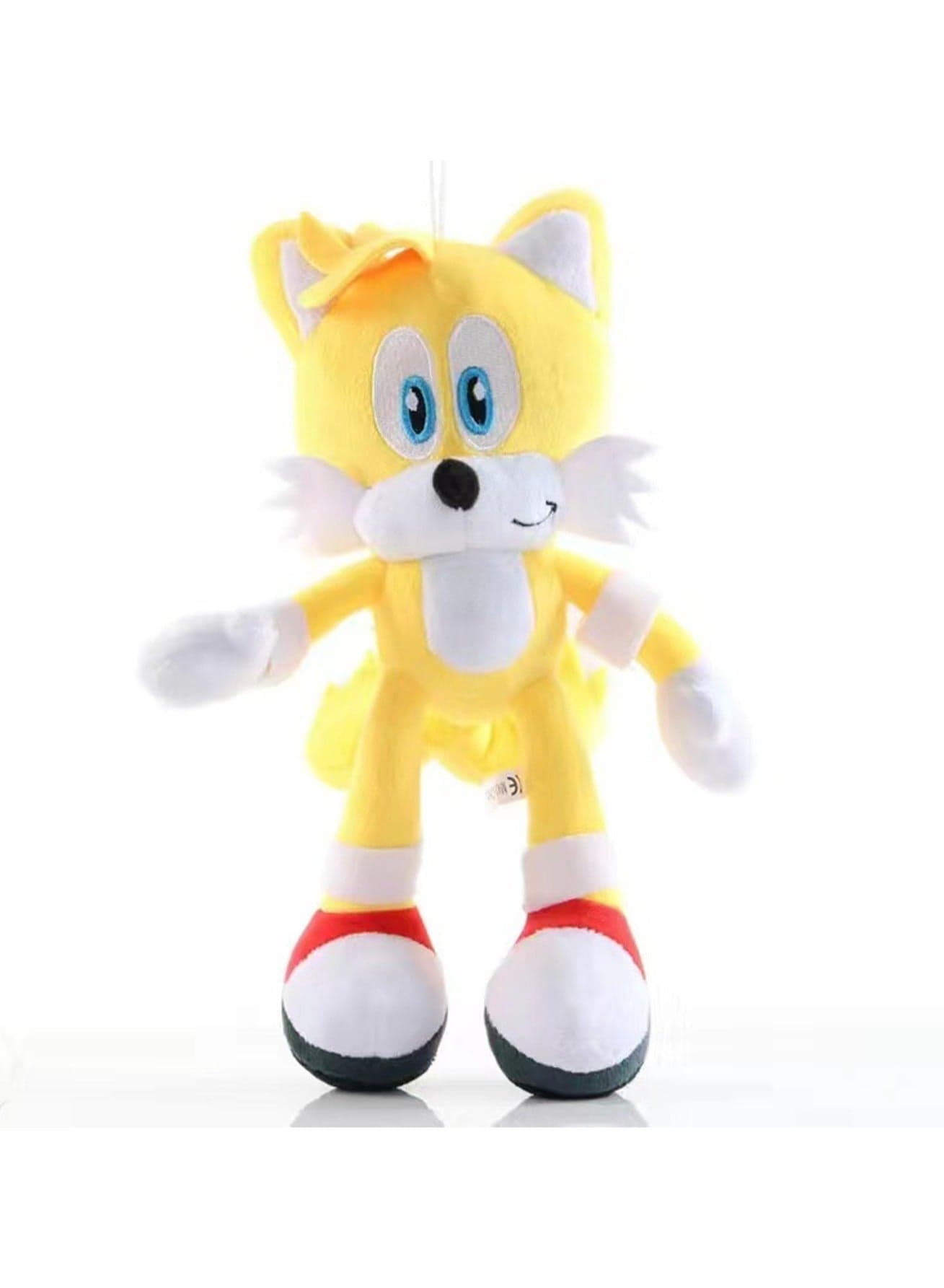 New Super Sonic Mouse Super Sonic Plush Toy Sonic Cartoon Plush Toy Doll Backpack Doll Children's Gift (Yellow-28CM)