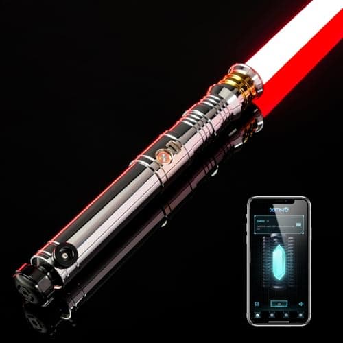 CUSTOM SABER Sensitive Smooth Swing Xenopixel 30 Light Saber 34 Set Sound Fonts Motion Control Light Saber Infinite Color Changing Customized Function Revan Light Sabers Toy Tool
