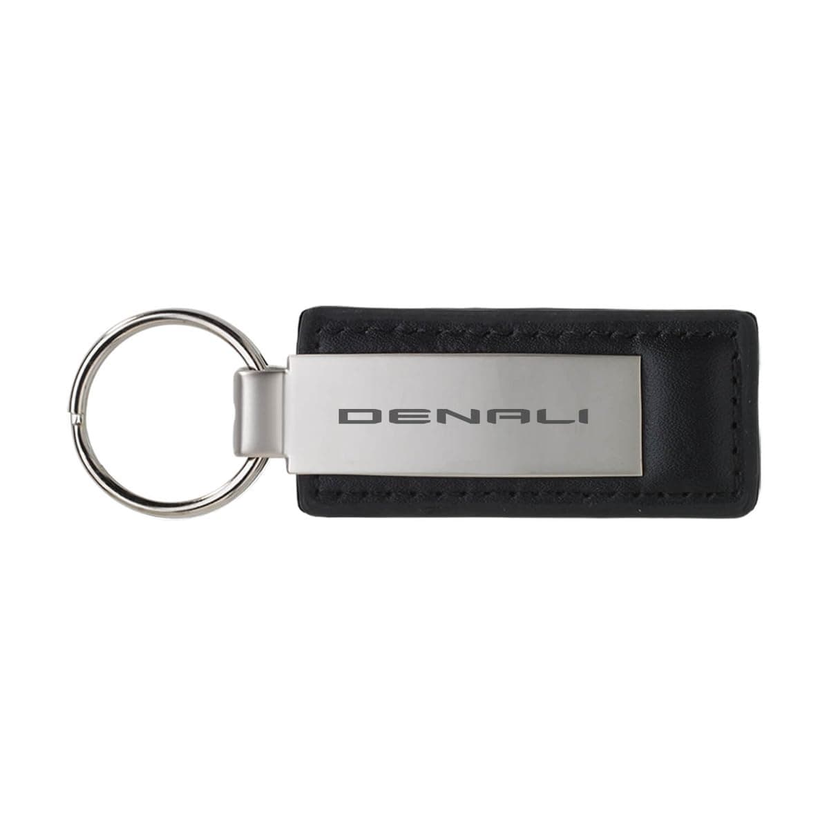 SR1 Performance GMC Denali LeatherMetal Split Ring Keychain General Motors Key Chains for CarsTrucks Officially Licensed by GM Denali Black