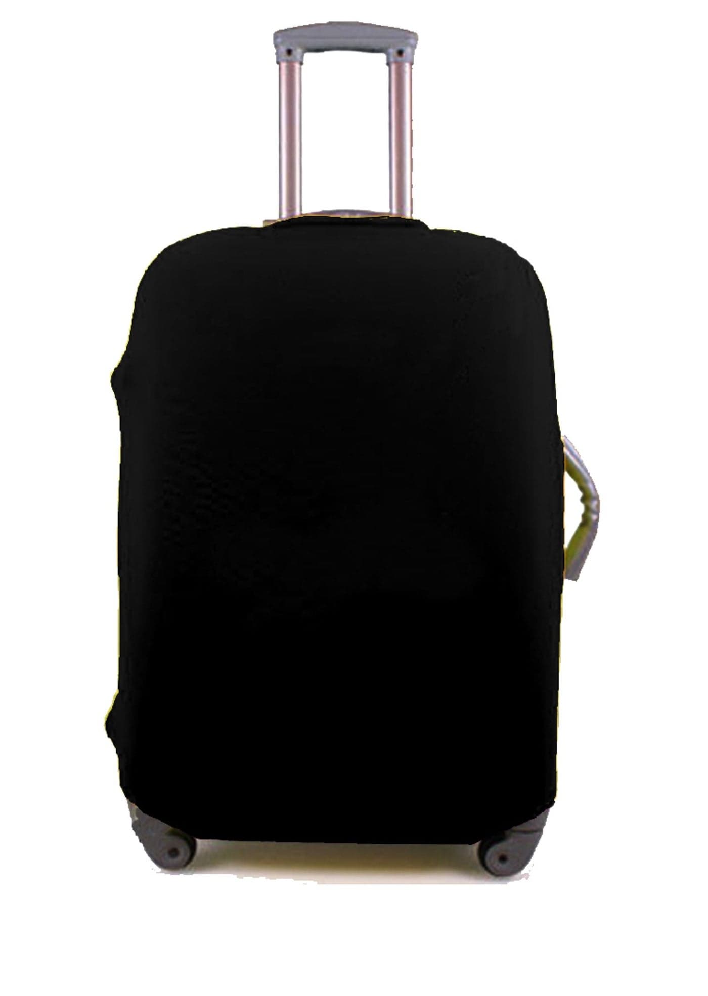 Orka Travel Premium Spandex Stretchable Fabric Luggage Protector Cover only [Medium 24-26 inch - Black (Suitcase Bag Not Included in This Product)