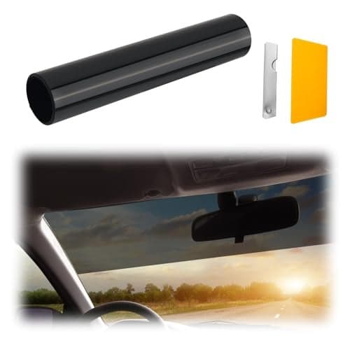 59.06"x7.87" Car Window Tint Film,5% VLT Automotive Window Tint Film Blocks Glare and Protects Eyes,Cuttable Car Tints for Windows with Squeegee/Knife as Windshield Tints Strip