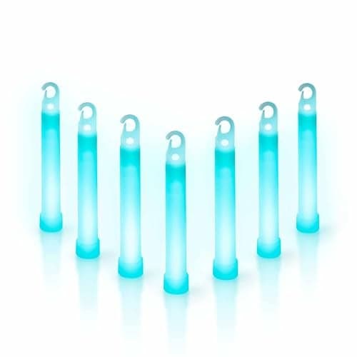 Windy City Novelties 50 Pack 4 Premium Glow Sticks Aqua
