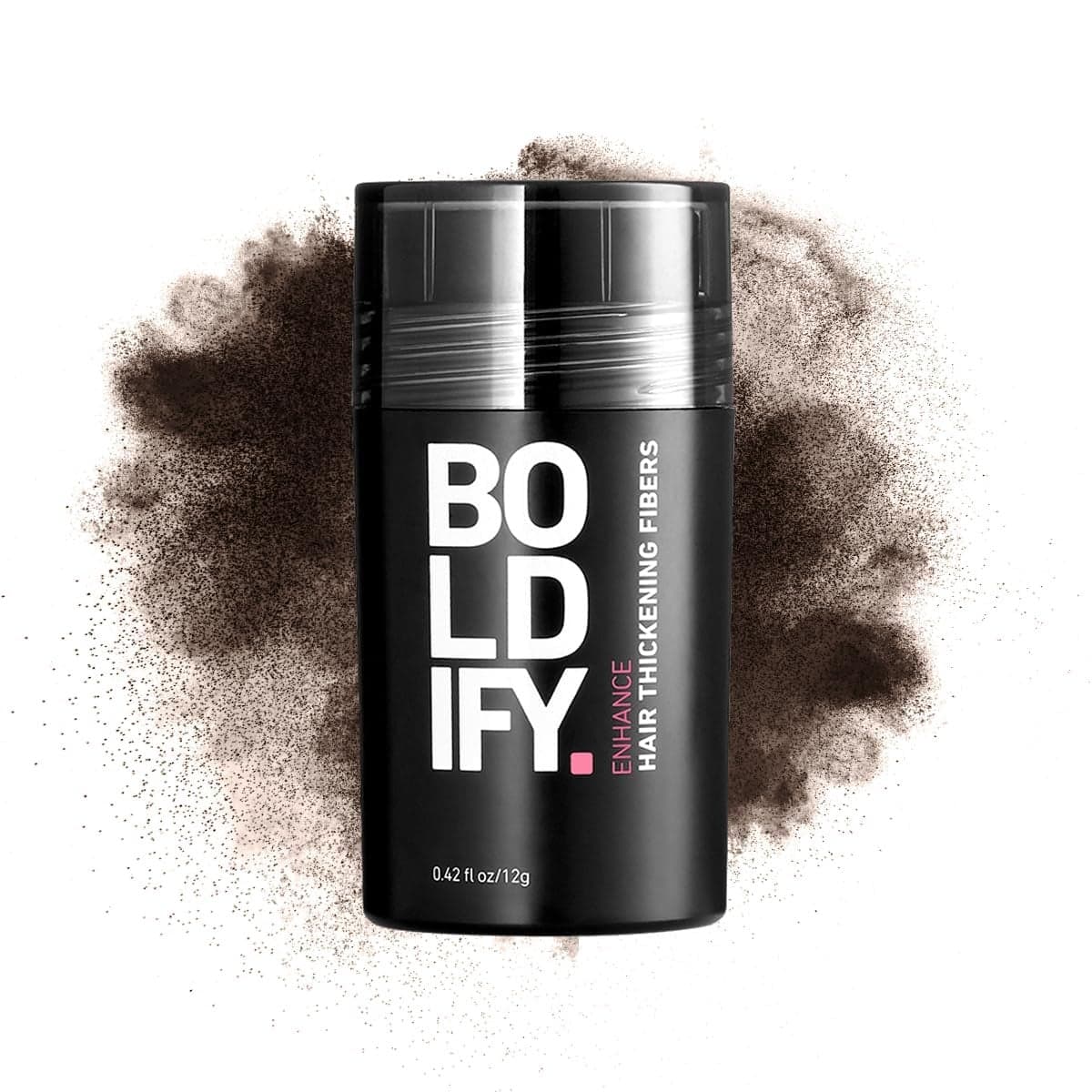 BOLDIFY Hair Fibers (12g) - Fill In Thinning and Fine Hair for an Instantly Fuller, Thicker Look - 14 Shades for Women & Men - Dark Brown