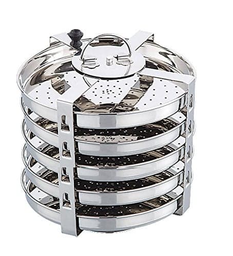 Expresso Thatte/Plate/Dhokla Stand Stainless Steel 25 Idli (5 Plates)