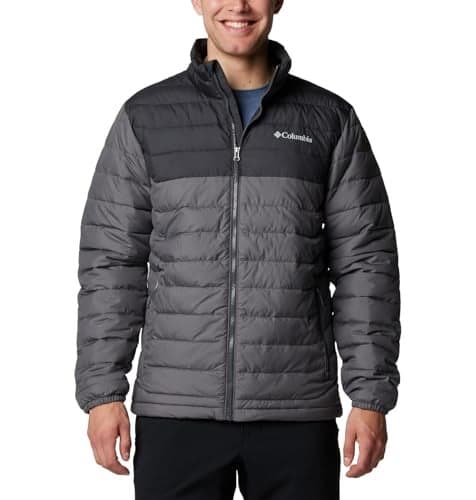 Columbia Men's Powder Lite II Jacket, City Grey/Shark, XX-Large