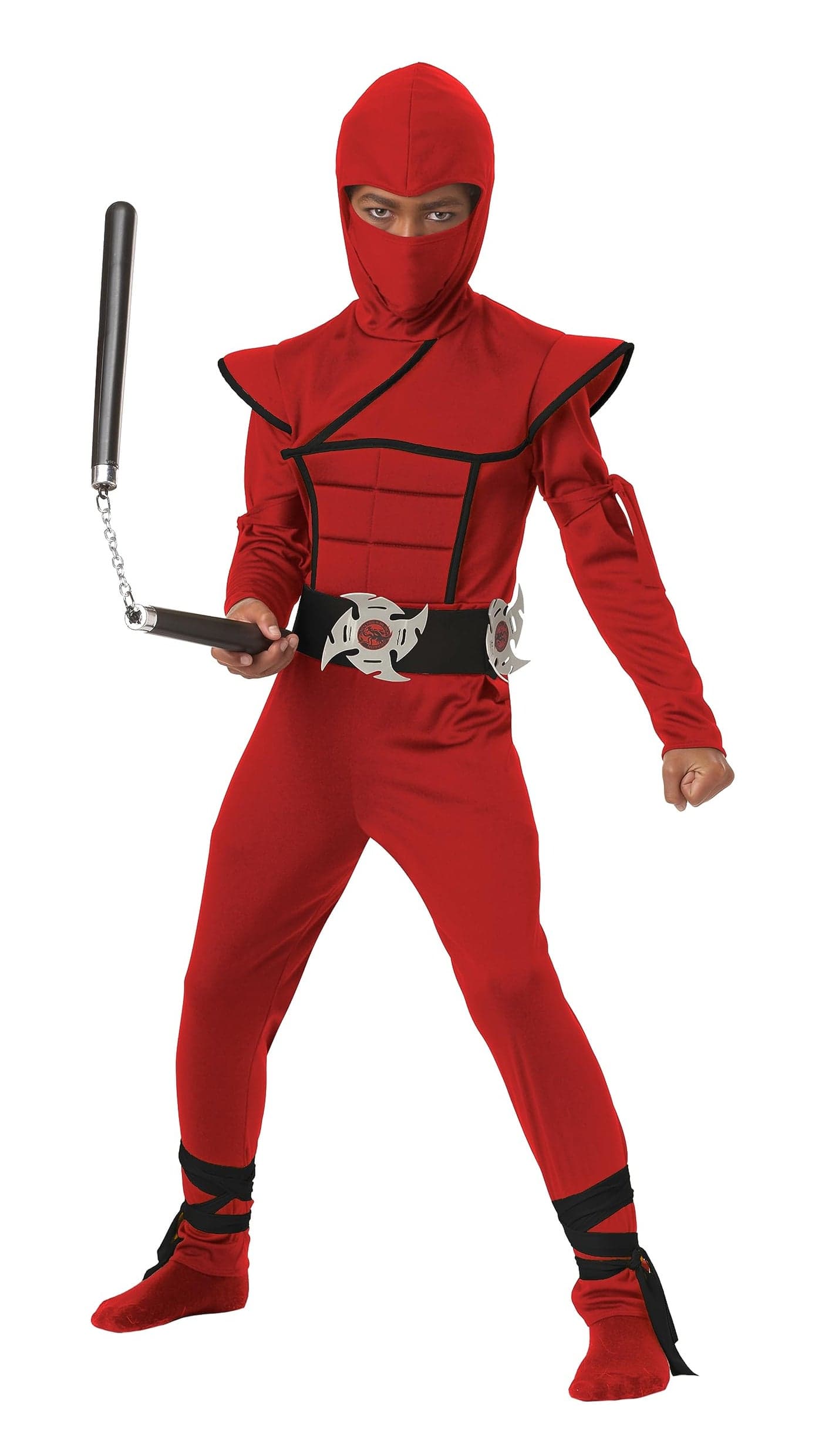 California Costumes Boys Red Stealth Ninja Costume Small 68