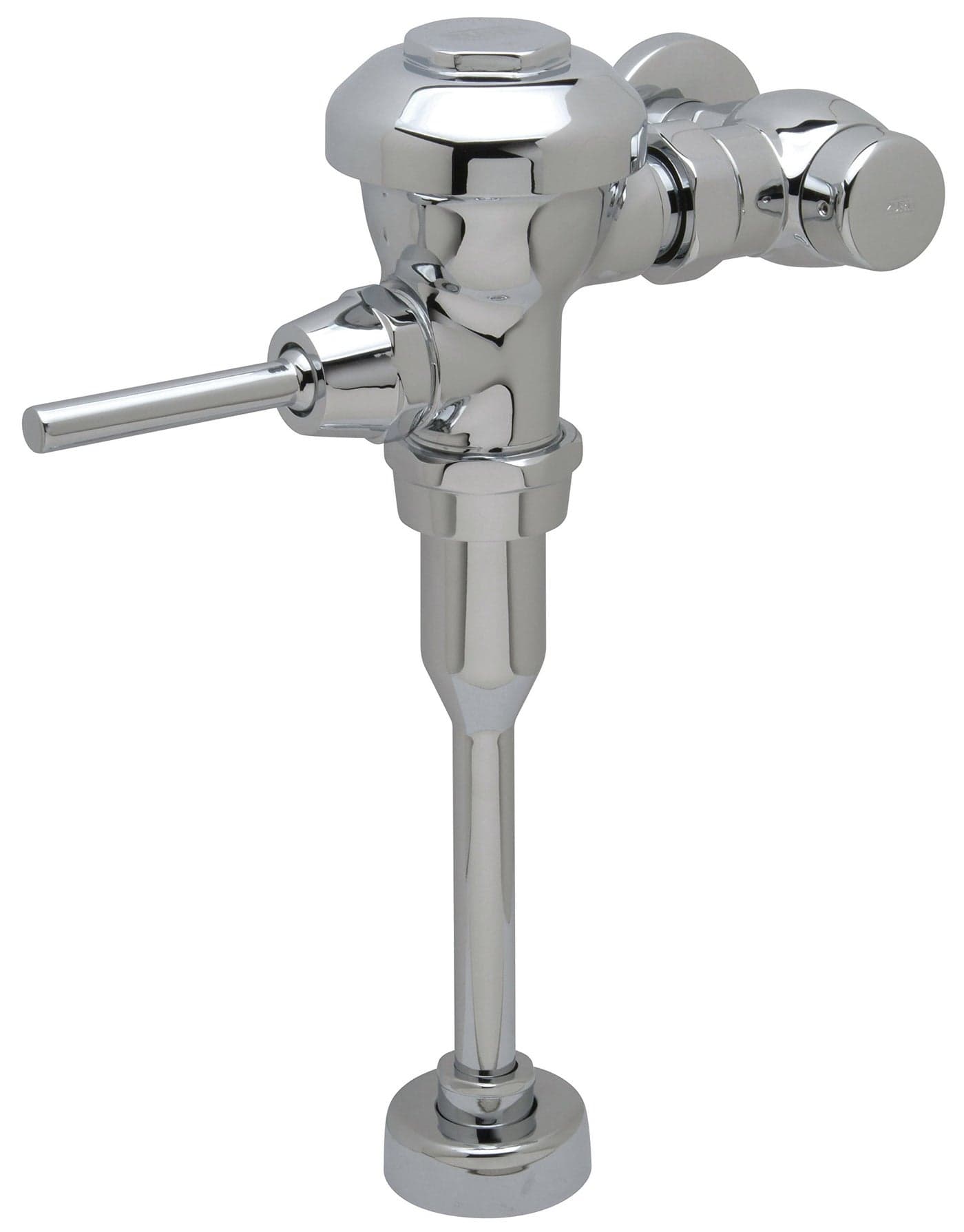 Zurn Z6003YBYC Aquaflush Exposed Manual Diaphragm Flush Valve with 35 GPF Sweat Solder Kit and Cast Wall Flange in Chrome