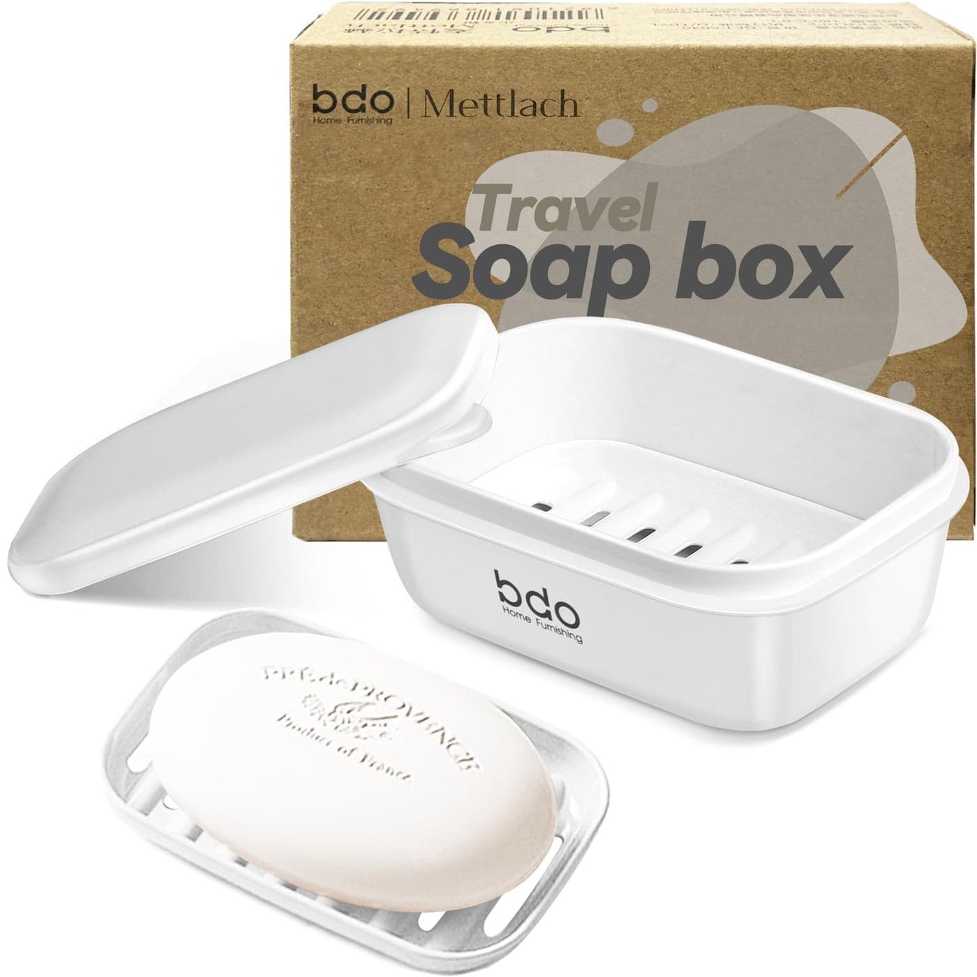 Doter Travel Soap Case Leakproof Soap Container with Lid Portable Bar Soap Holder for Traveling Soap Dishes for Bathroom Shower Gym School Camping Vacation Outdoor