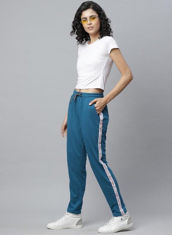 Turquoise Track Pants For Women