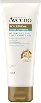 Aveeno Skin Renewal Gentle Body Scrub 1x 200ml Gentle Exfoliator with Nourishing Prebiotic Oat 2 NaturallyDerived PHA Smoothing Niacinamide Body Scrub for sensitive Skin