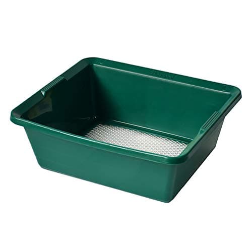 Tierra Garden Mesh Garden Sieve, Fine Galvanized Screen for Efficient Soil Sifting and Planting Preparation, 13.8” x 13.8” x 5” (Dual Screen)
