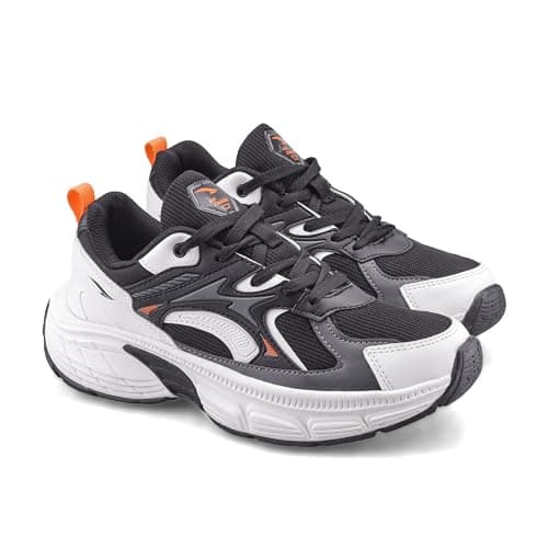 ASIAN Powerkick-01 Men’s Sports Sneakers | Memory Foam Comfort with Durable Grip Sole | Stylish Streetwear Design Perfect, Walking & Casual Outings