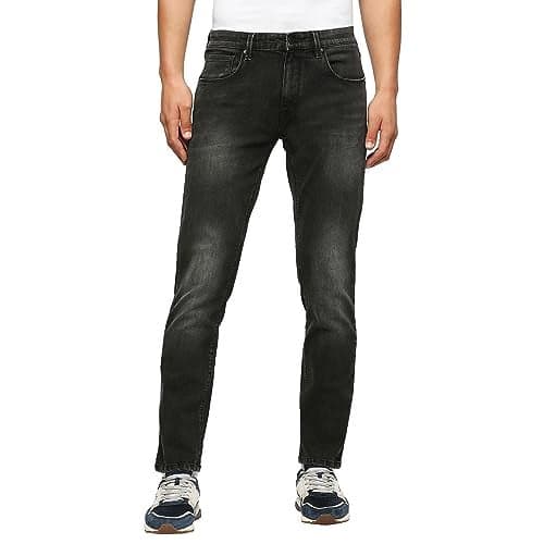 Pepe Jeans Men's Low Rise Tapered Fit Jeans