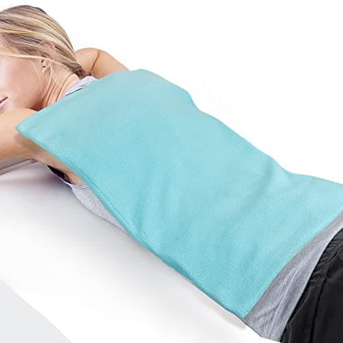 Tutmyrea 12x21 Extra Large Gel Ice Pack with Soft Fabric Cover Reusable Cold Compress for Back Knee Hip Sciatica