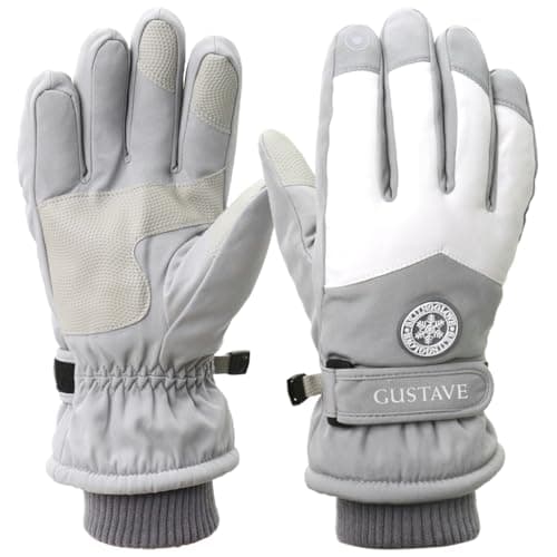 GUSTAVE® Winter Gloves for Women Outdoor Riding Gloves for Women Winter Hand Gloves Splashproof Windproof Winter Gloves with Touch Screen Design Fashion Women Outdoor Winter Gloves for Riding, Hiking