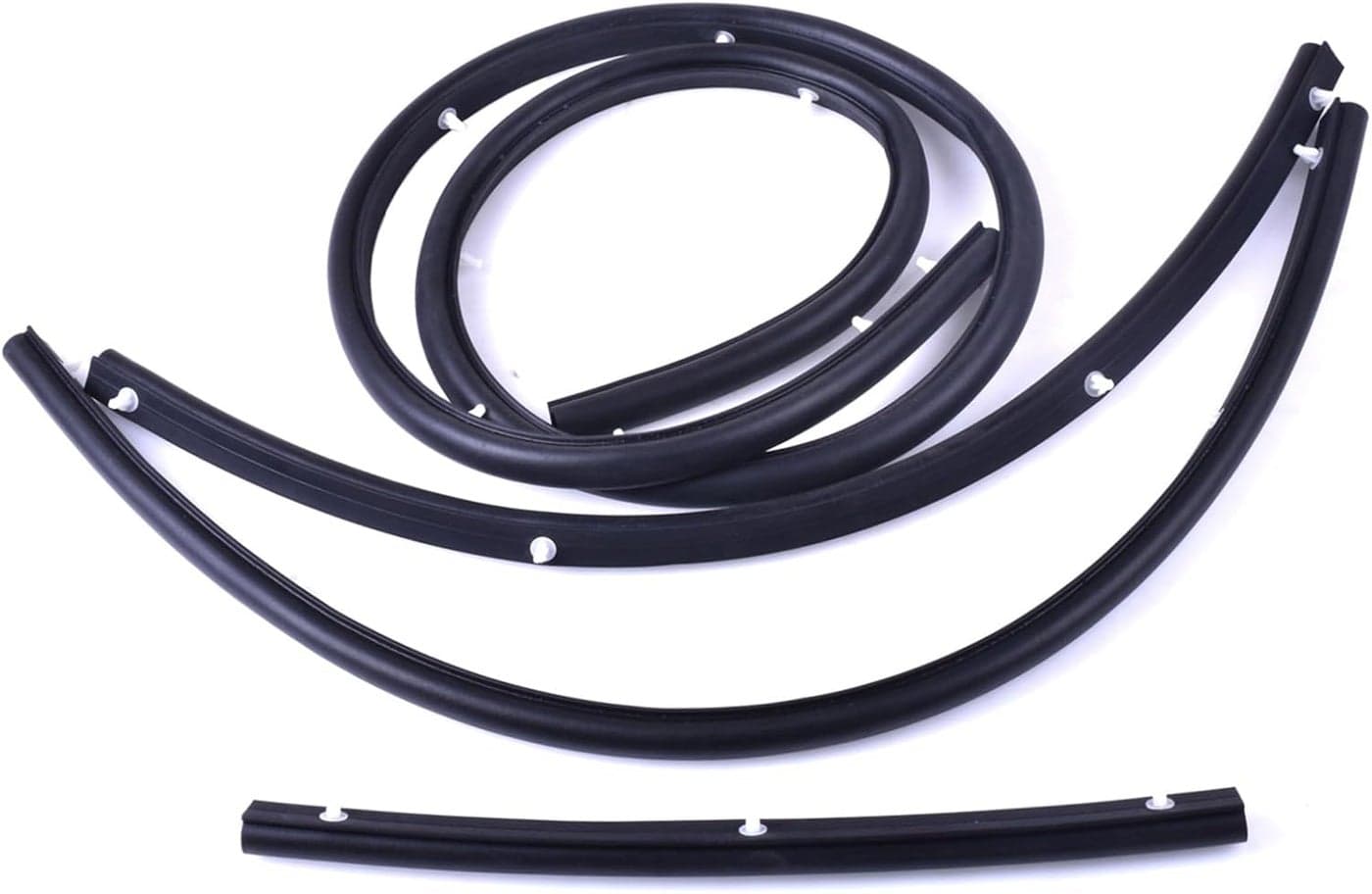 Prefer Warehouse 4X Hood Rubber Weather Stripping Seal Clips for Mitsubishi Montero Pajero 2000-2006