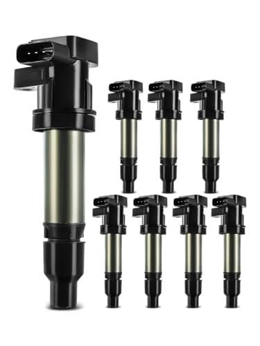 YHTAUTO Set of 8 Ignition Coil Packs Replacement for Cadillac DTS 20072011 SRX XLR 20072009 STS 20072010 Buick Lucerne V8 44L 46L Replace 12602862