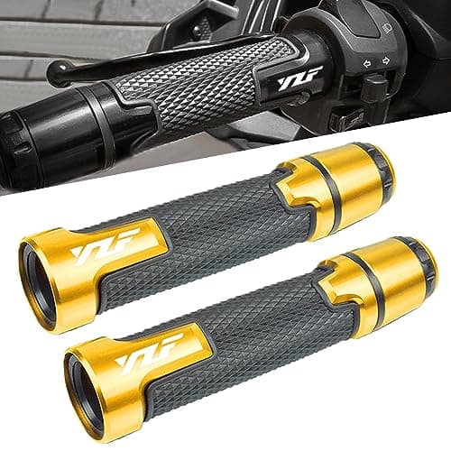 2pcs 22mm 78 Motocycle Handlebar Grip Ends Set for YZFR1 YZFR3 YZFR6 YZFR7 YZFR125 R6S R25 600R Gold