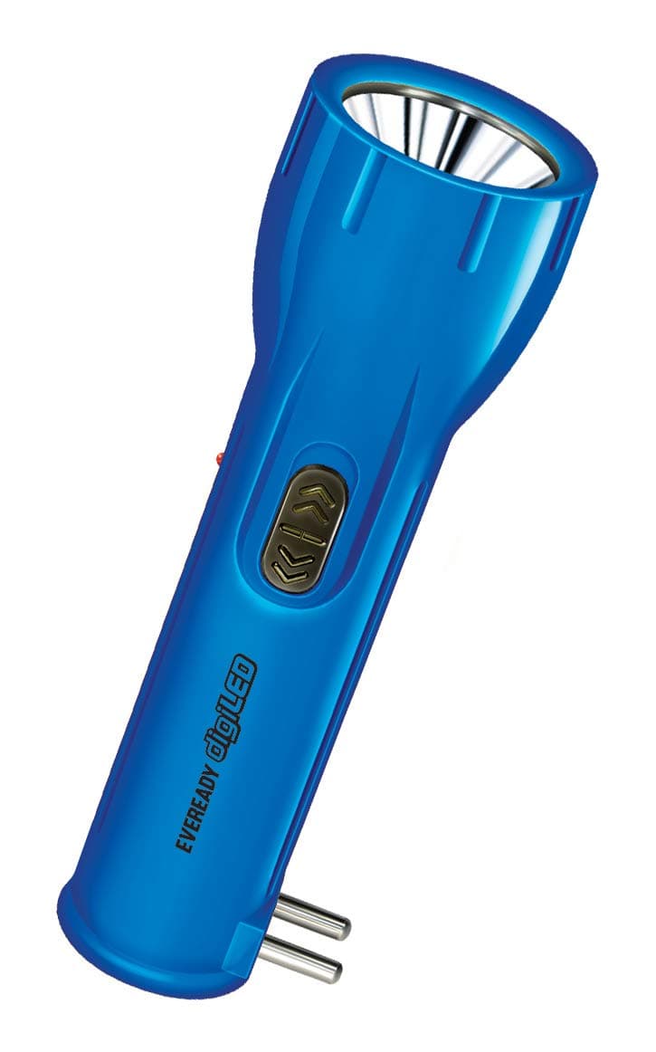 Eveready DIGILED DL87 Rechargeable Torch (Color May Vary), 115 Lumen